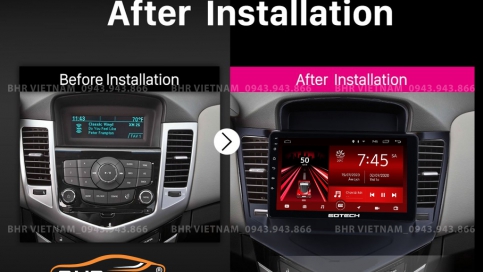 Màn hình DVD Android xe Chevrolet Cruze 2009 - nay | Gotech GT8 